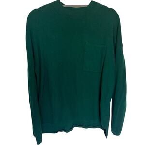 Banana Republic Factory Women's Lightweight Modal Blend Sweater Green Large